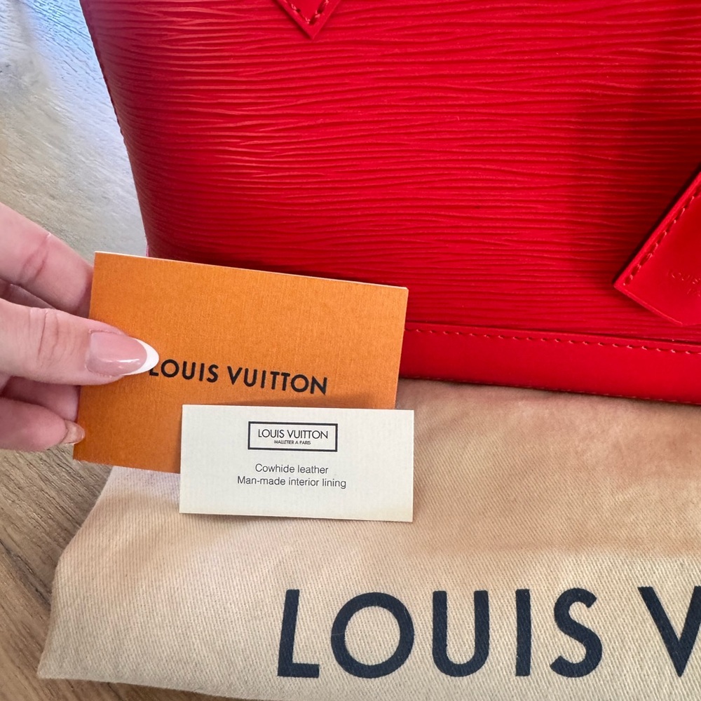 Louis Vuitton Alma BB Epi Leather Poppy Red - Picture 3 of 12